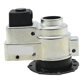 DUZFOREI close-up of gear housing highlighting durable metal construction