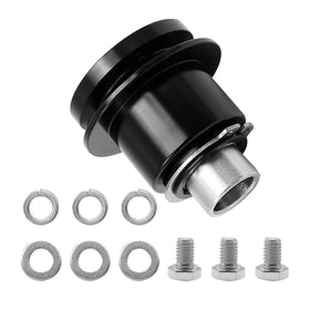 DUZFOREI front view of quick release hub showing mounting pattern and secure fit