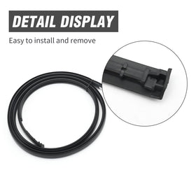 DUZFOREI installed on Prius C passenger side restoring roofline seal for quieter rides