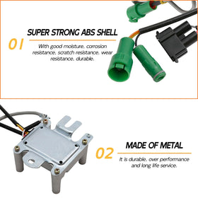 DUZFOREI scale comparison with ruler indicating compact size for straightforward installation