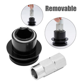 DUZFOREI side profile highlighting hub thickness and durable black finish