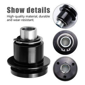 DUZFOREI hub beside ruler showing scale for correct fitment measurement