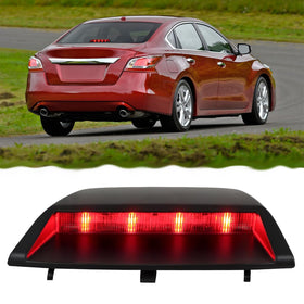 DVeiyQuant front view of black third brake light showing sleek fit and improved visibility