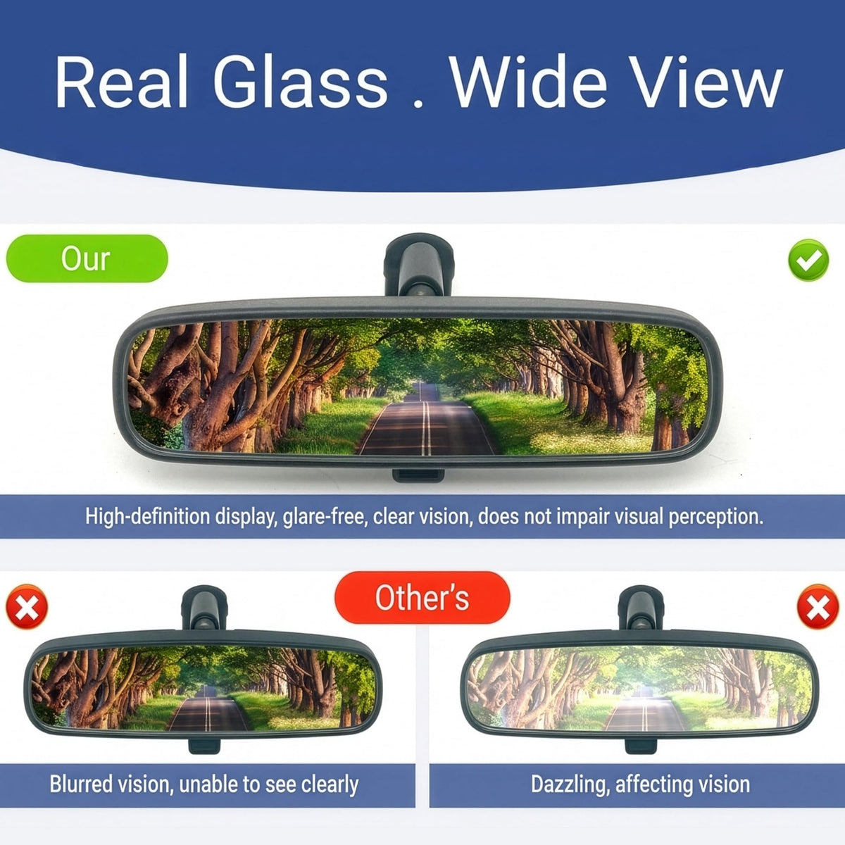 DVeiyQuant close-up of glass surface highlighting high-definition clarity benefit