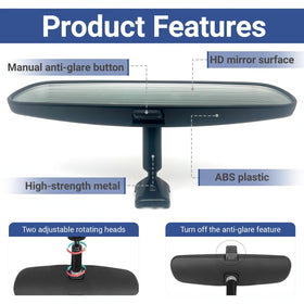 DVeiyQuant installed in Honda interior improving rear visibility and safer lane changes
