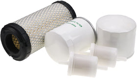 DVPARTS fuel filters pair held in hand illustrating easy replacement and fuel protection