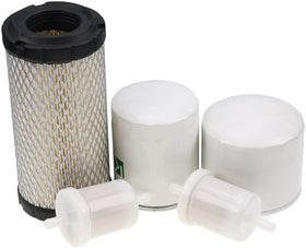 DVPARTS hydraulic filter beside ruler showing correct size for fast identification
