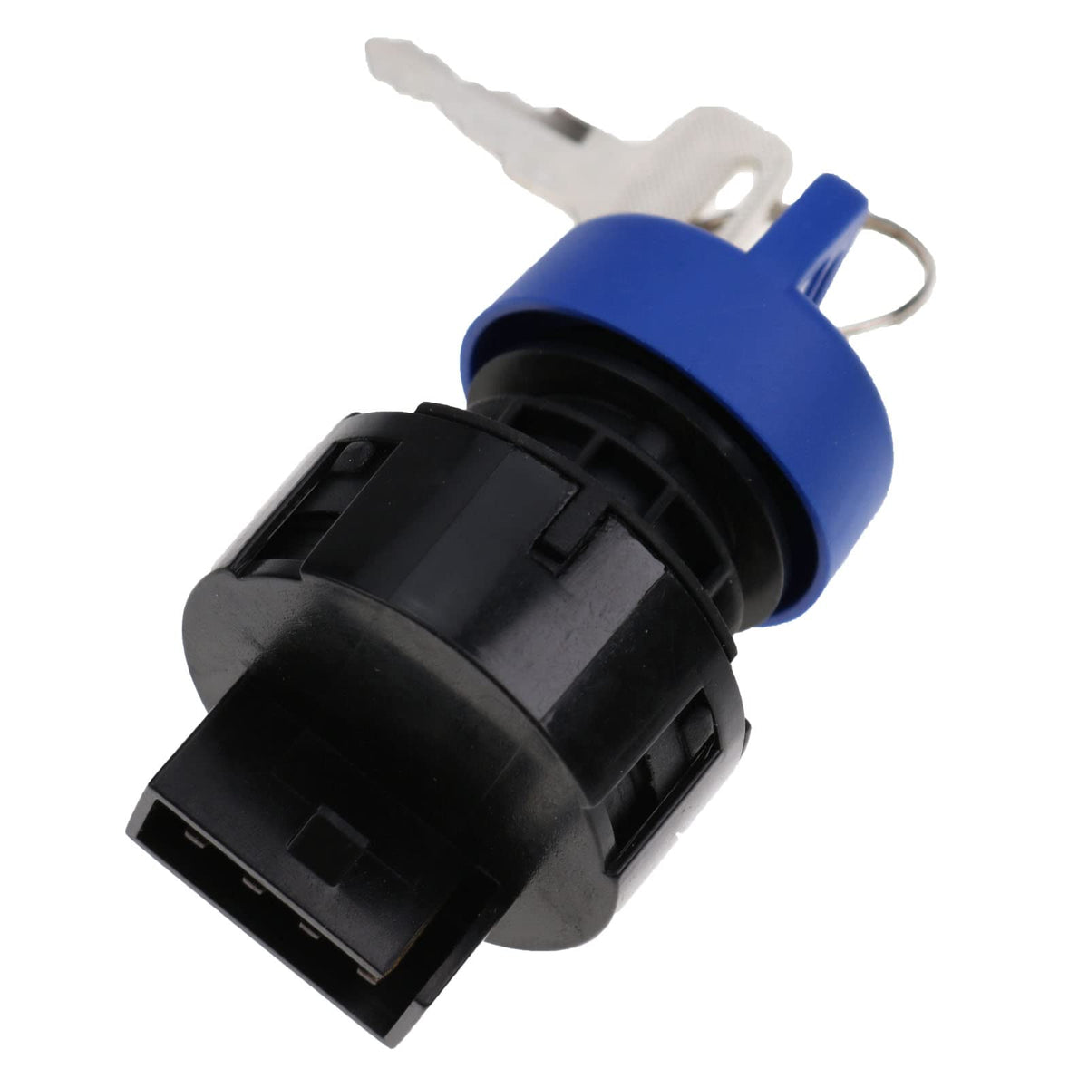 DVPARTS ignition switch installed in tractor dashboard demonstrating easy direct-fit replacement
