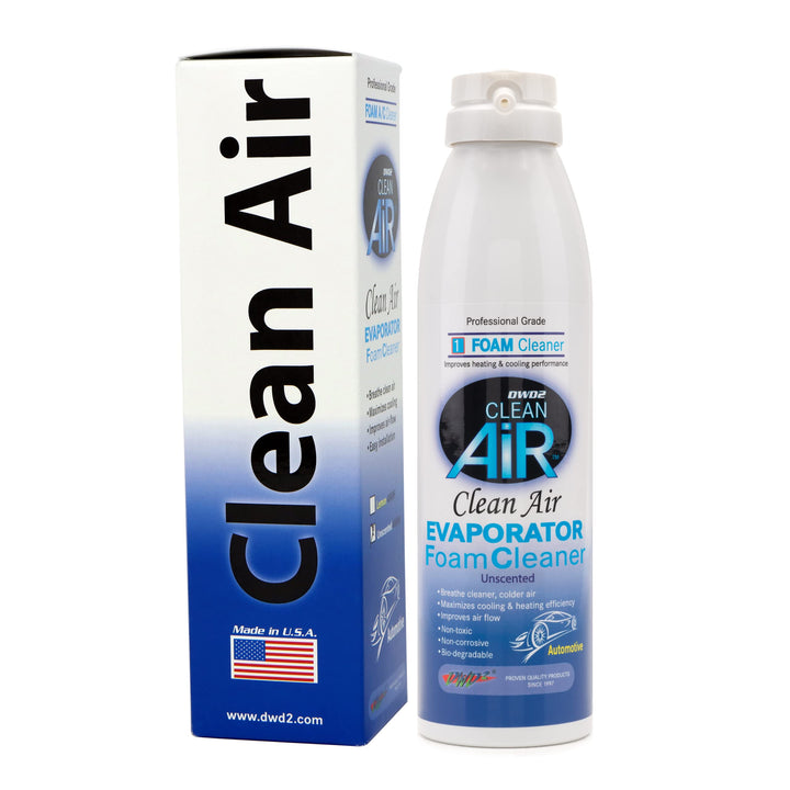 DWD2 Clean AIR front packaging showing product and unscented benefit