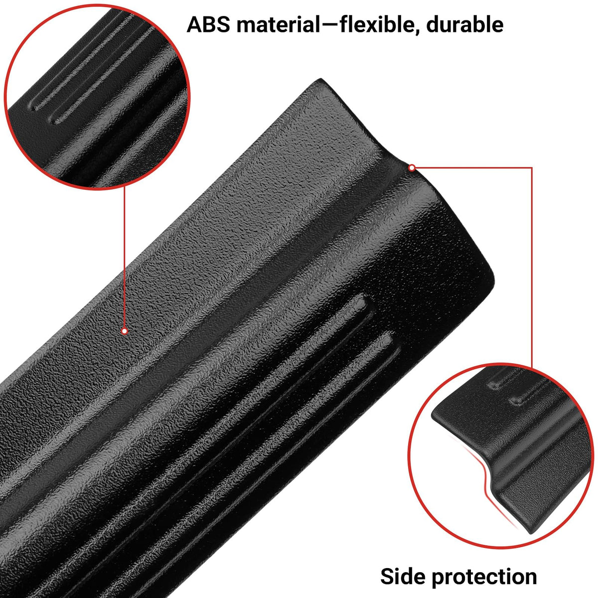 DWKJMYCP rear sill beside ruler showing size and coverage for accurate fit