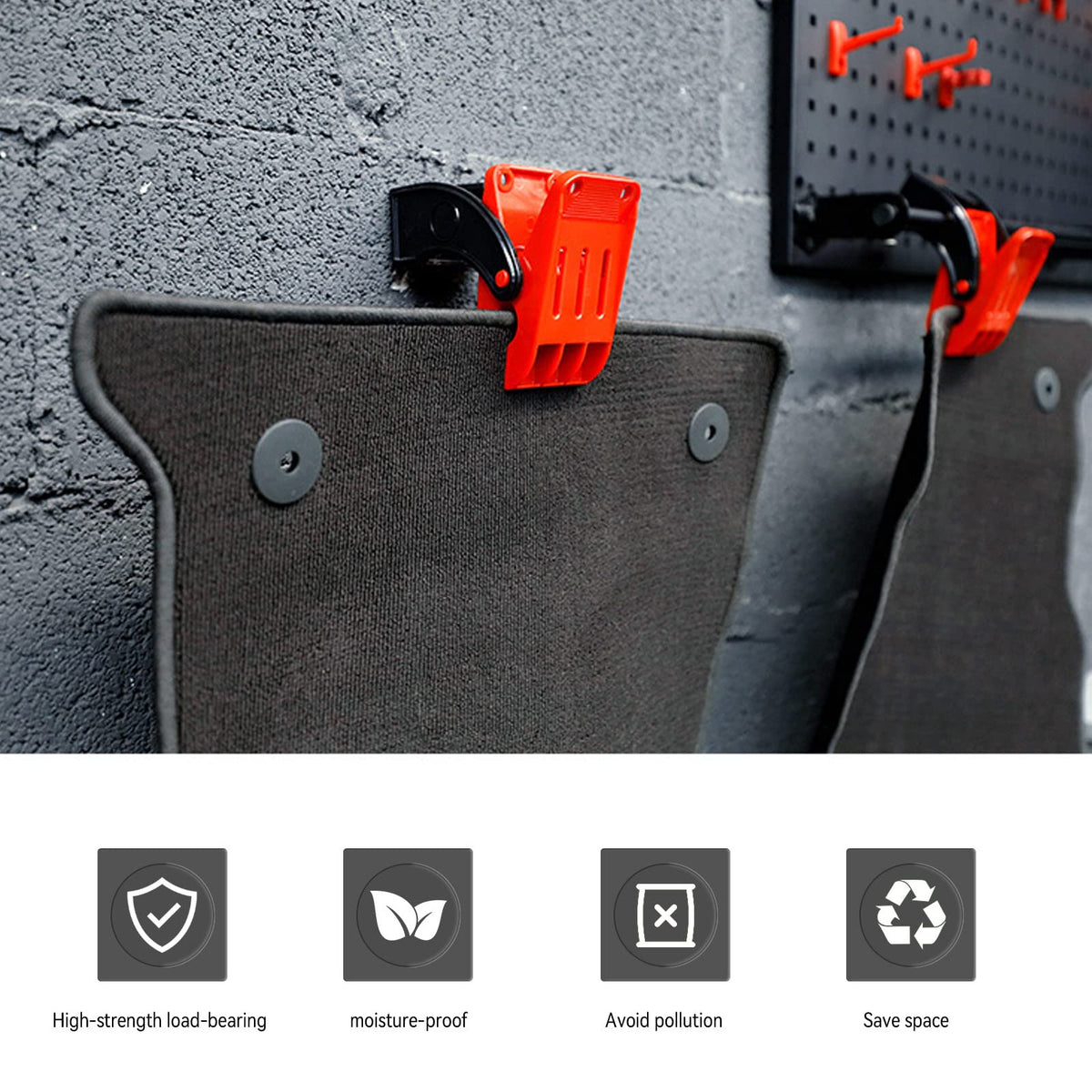 DWSFADA clamp next to hand showing scale and easy one-handed operation