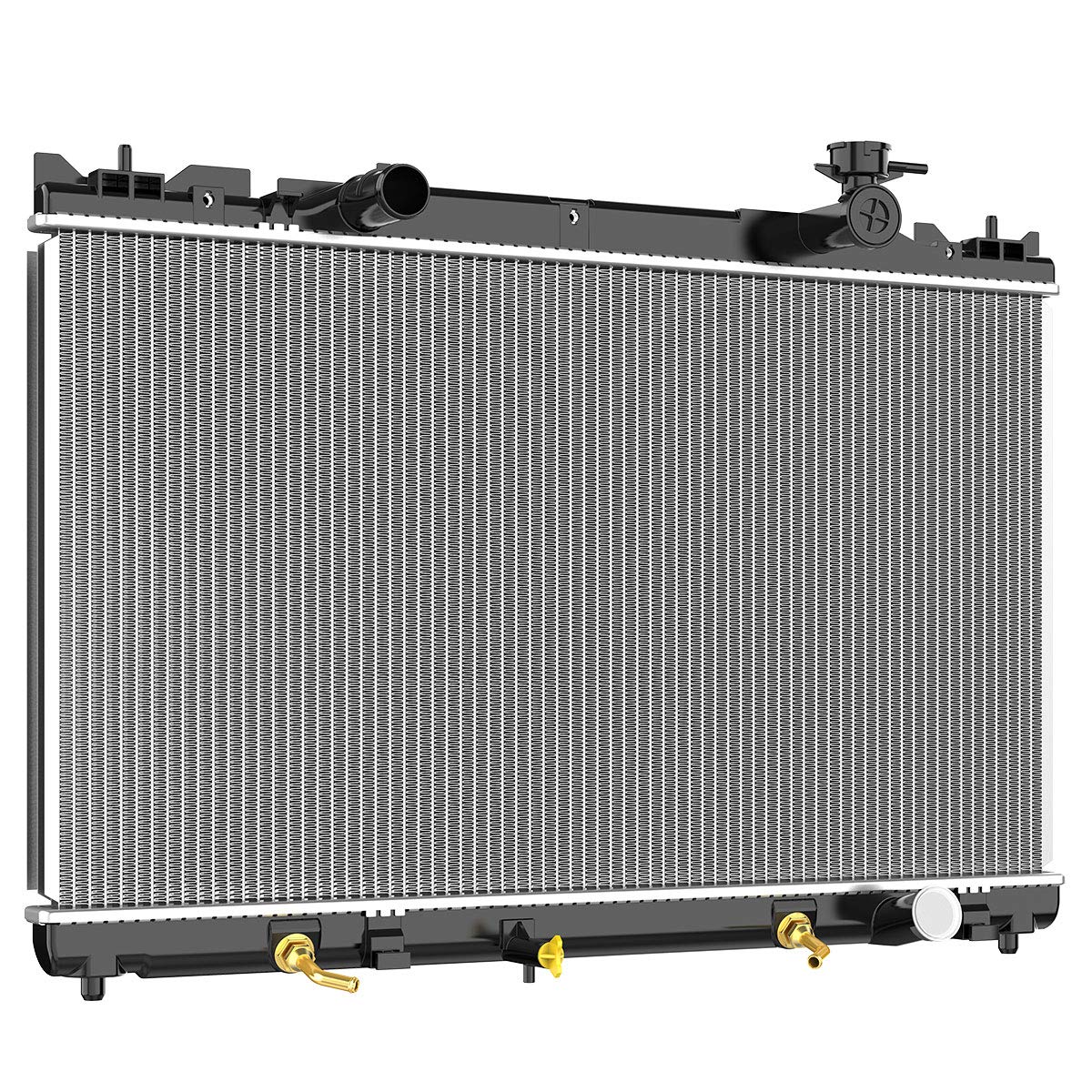 DWVO front view radiator for Camry showing OEM-fit mounting and reliable cooling