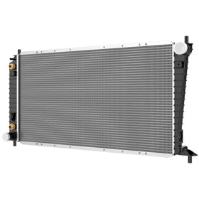 DWVO front view radiator showing mounting points and OEM fit benefit