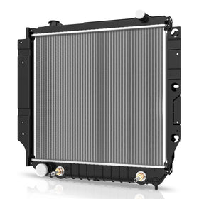 DWVO radiator front view showing mounting points and fit benefits