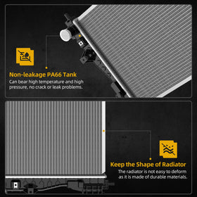 DWVO inlet and outlet detail highlighting reinforced PA66 GF30 tanks benefit