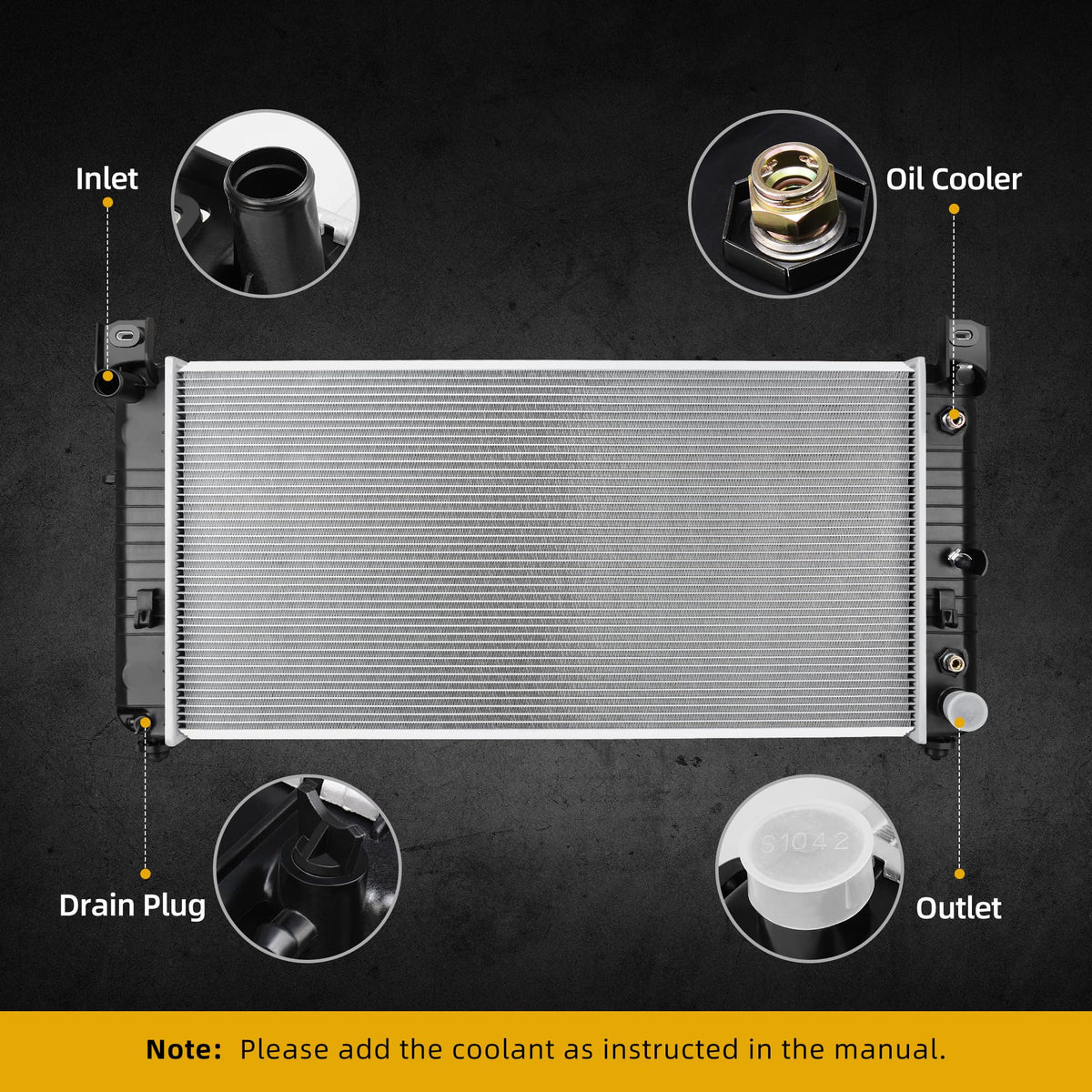 DWVO radiator in packaging with user manual showing protected shipping benefit