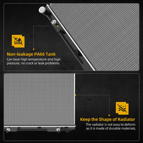 DWVO inlet and outlet PA66 GF30 tanks detail for durable leak-resistant connections