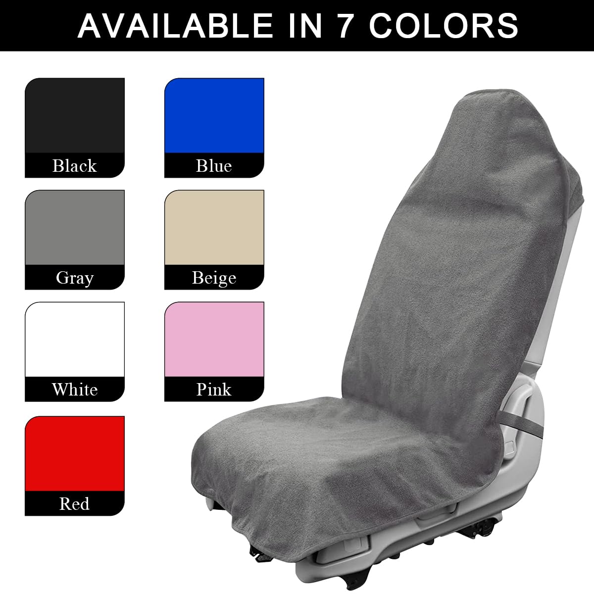 DXNQ in-use with gym bag installed on car seat for sweat protection