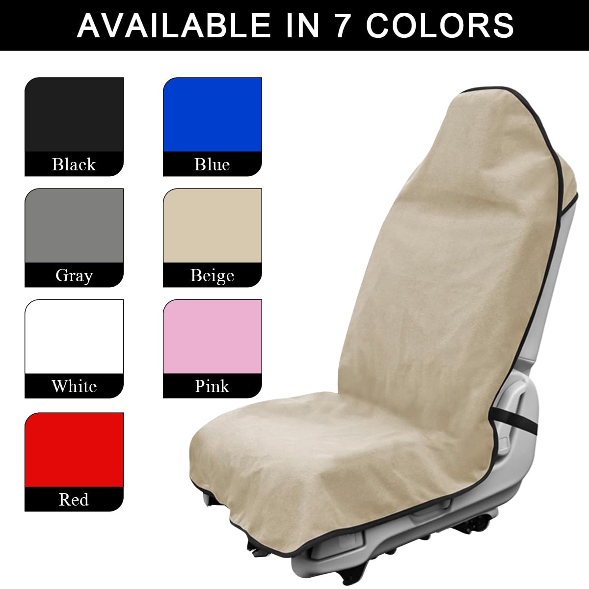 DXNQ seat cover installed in vehicle demonstrating clean interior benefit