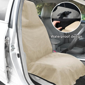 DXNQ cover size comparison on seat showing universal fit