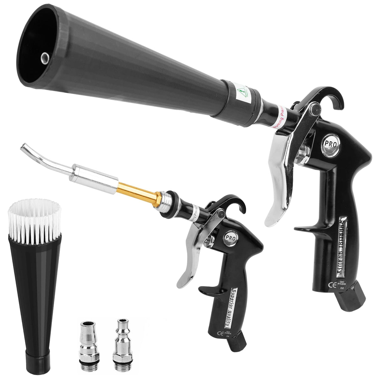 DXphita car cleaning gun front view showing durable build and grip benefits