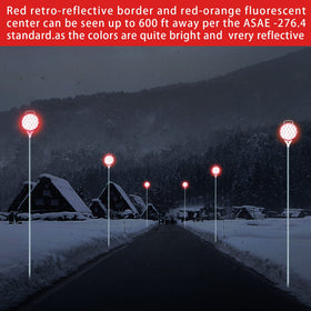 DXSIGN fiberglass rod detail showing flexible durable core for impact resistance