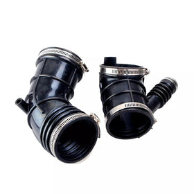 Dxuekeo front assembly showing full intake hose and connectors improving airflow