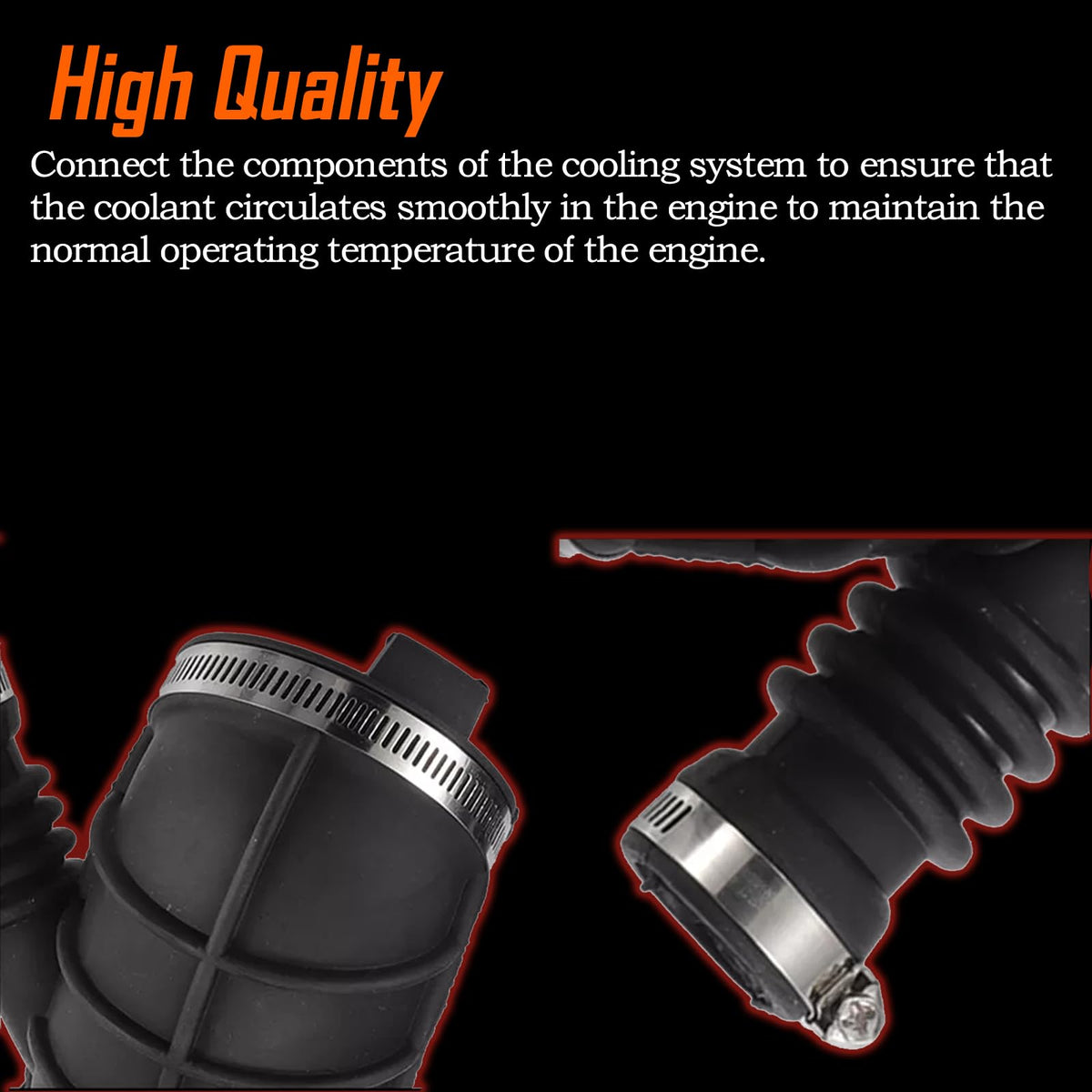 Dxuekeo installed in BMW engine bay illustrating correct fit and scale