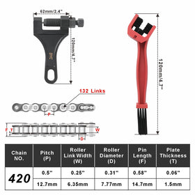 DYC DAIYOKI five master links displayed for fast repairs and secure joins