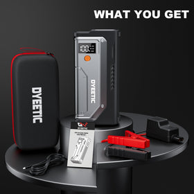 Dyeetic EVA carrying case open with organized accessories for quick access