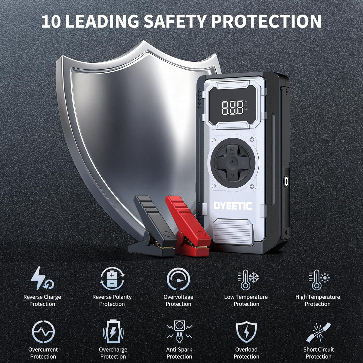 Dyeetic USB-C power bank ports charging a phone rapidly to keep devices powered during emergencies