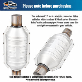 Dylannet catalytic converter O2 sensor port detail enabling sensor retention and accurate emissions readings