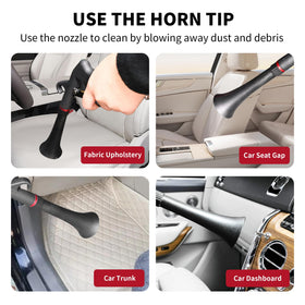 Dynaiency tool clearing engine bay grime, reaches tight engine areas
