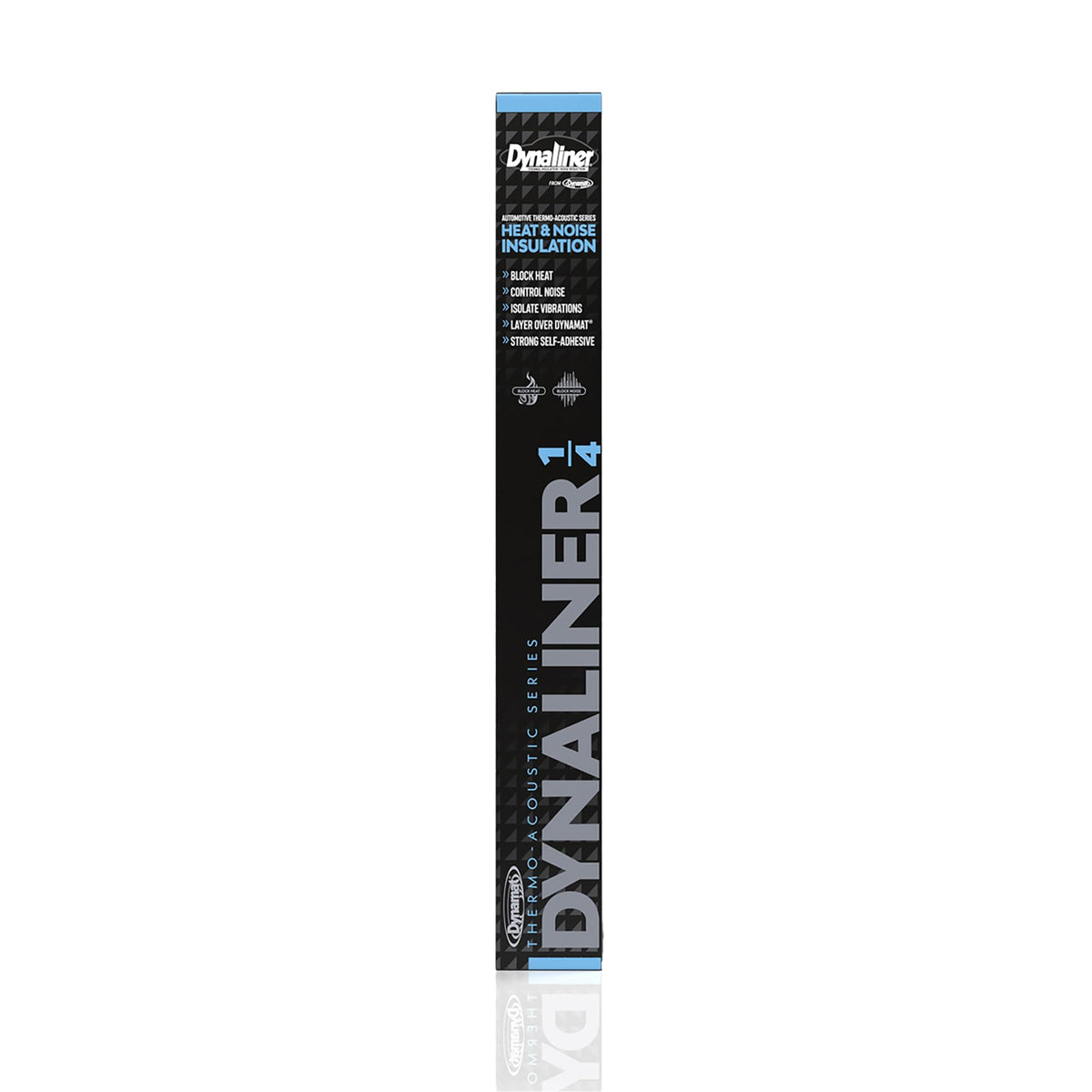 Dynamat Dynaliner front sheet showing full 54x32 size and black finish for coverage