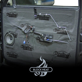 Dynamat Dynaliner closed-cell texture close-up demonstrating durable insulation