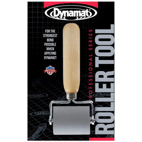 Dynamat Dynaroller front view showing roller and handle for professional adhesion