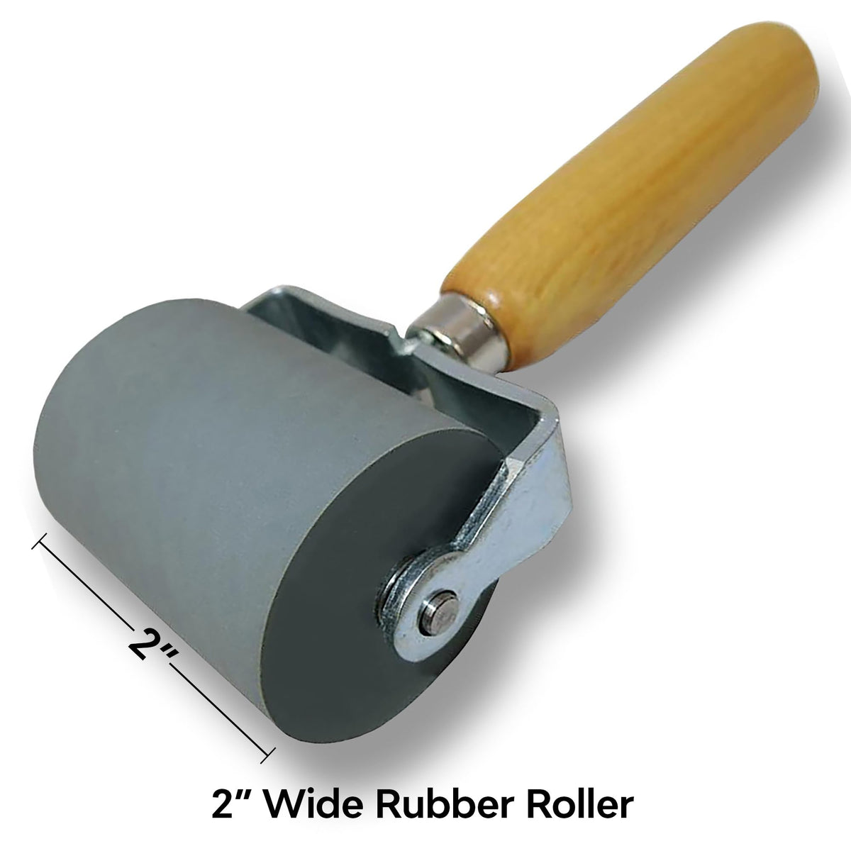 Dynamat Dynaroller next to ruler showing 2-inch width for accurate scaling