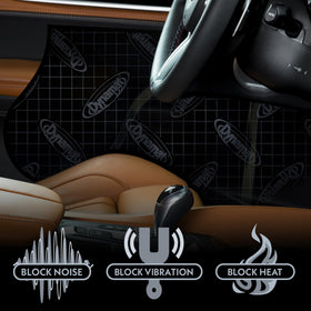 Dynamat Xtreme close-up texture showing dense surface for sound control