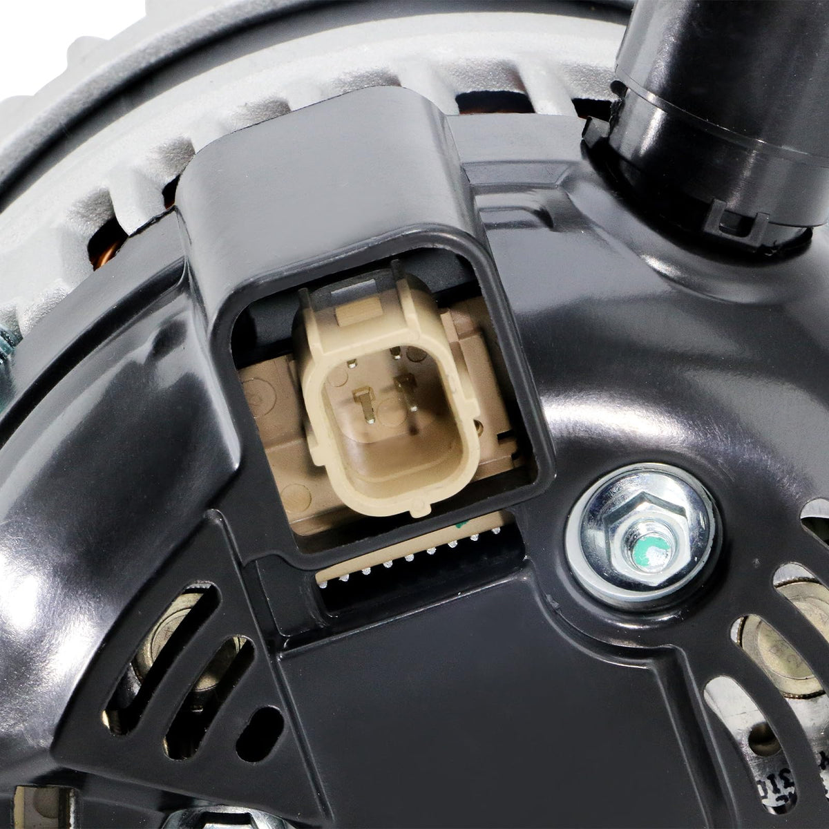 DynaVim Parts alternator pulley detail highlighting durable construction for reliable belt engagement