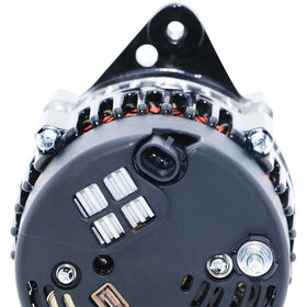 DynaVim alternator pulley and ventilation detail highlighting cooling and durability