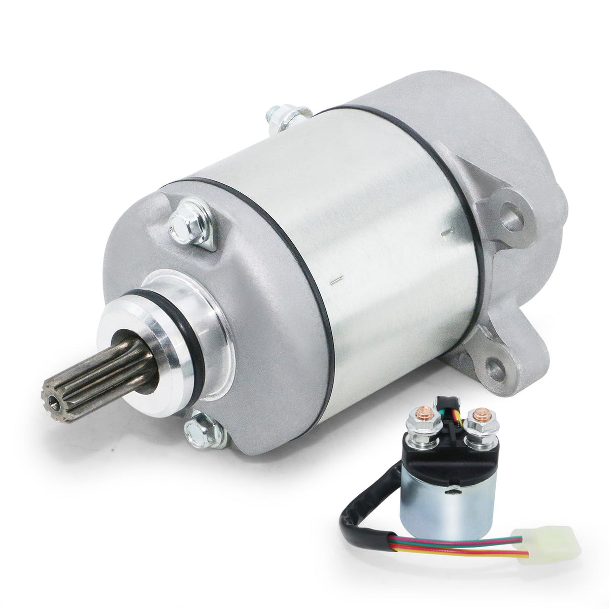 DynaVim Parts starter front assembly showing clean finish and precise fit for easy installation