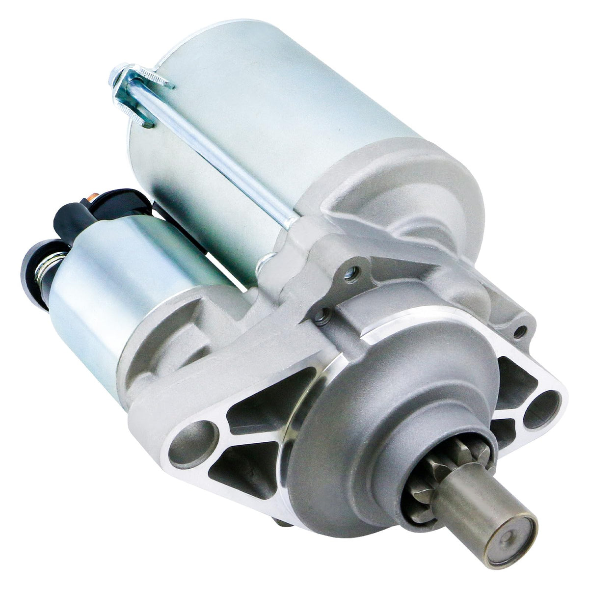 DynaVim Parts starter front view showing fit and bolt locations for easy verification