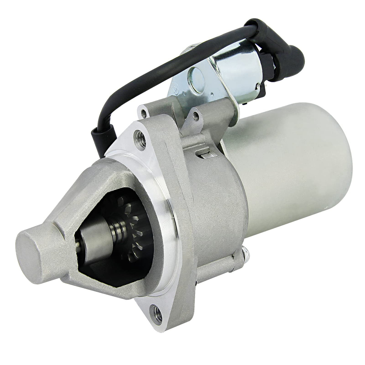 DynaVim Parts starter front view showing housing and mounting for quick identification benefit