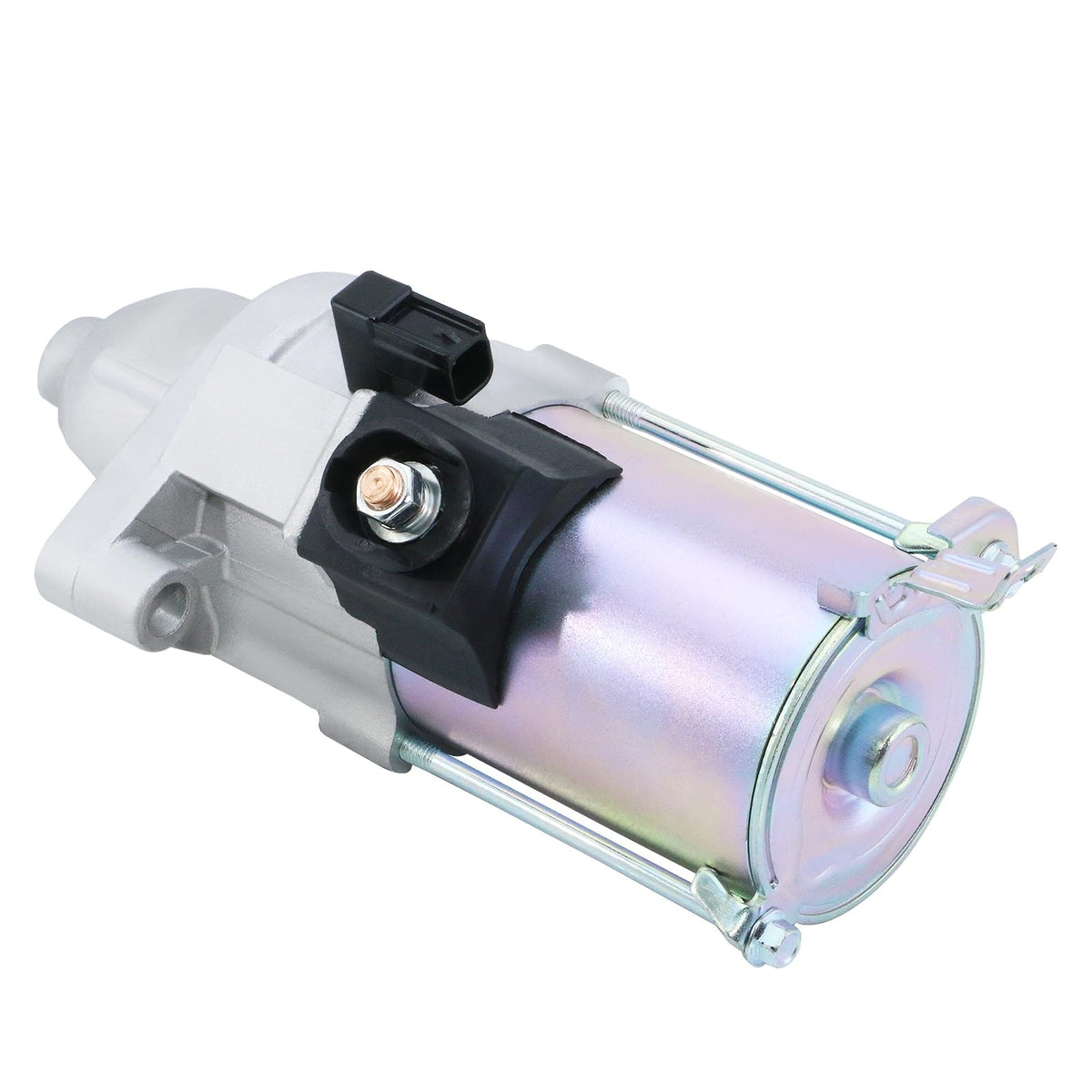 DynaVim Parts starter installed in Honda engine bay restoring dependable starts