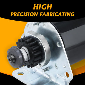 DynaVim Parts starter mounted on a lawn tractor for fast engine starts