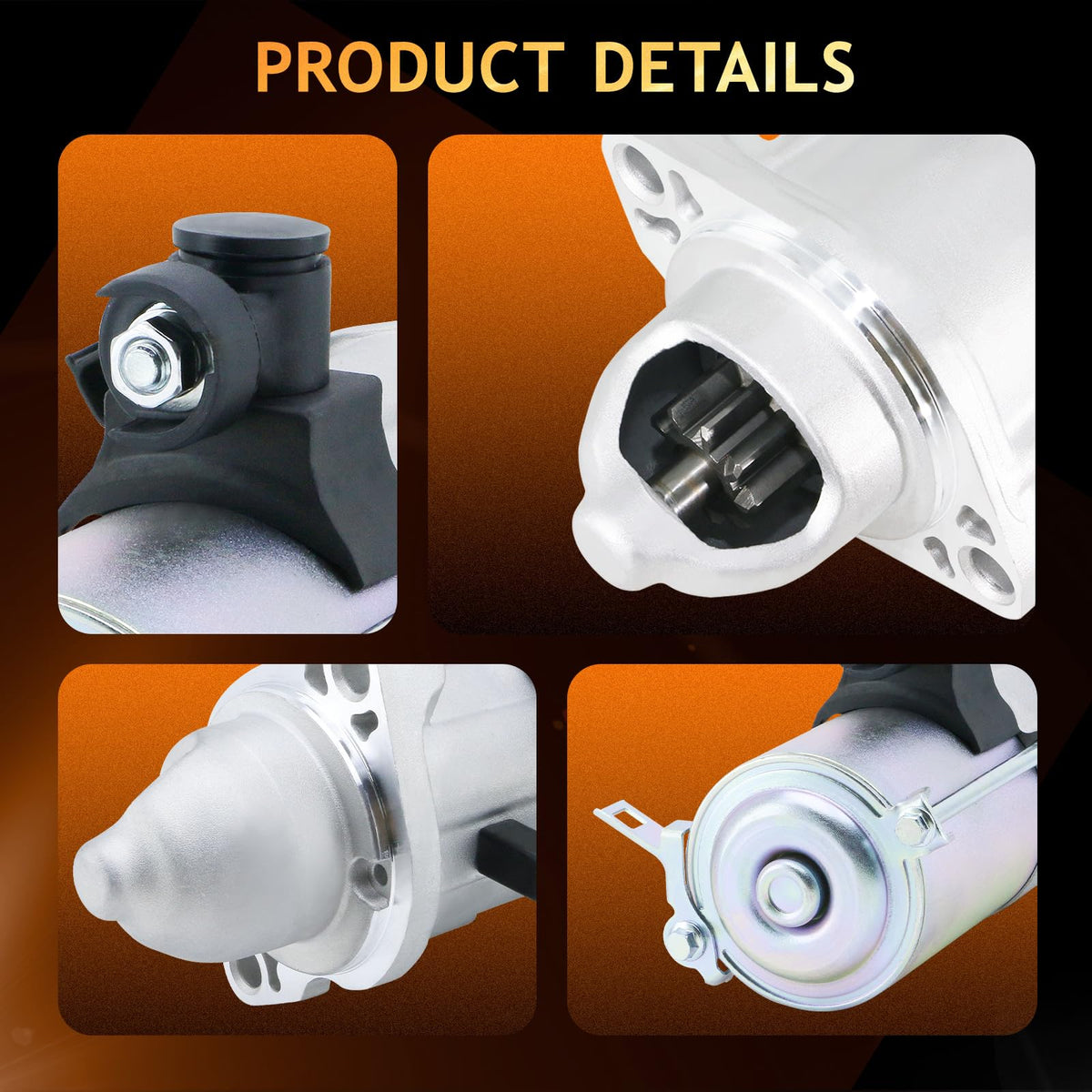 DynaVim Parts starter mounting flange detail ensures correct alignment and fit