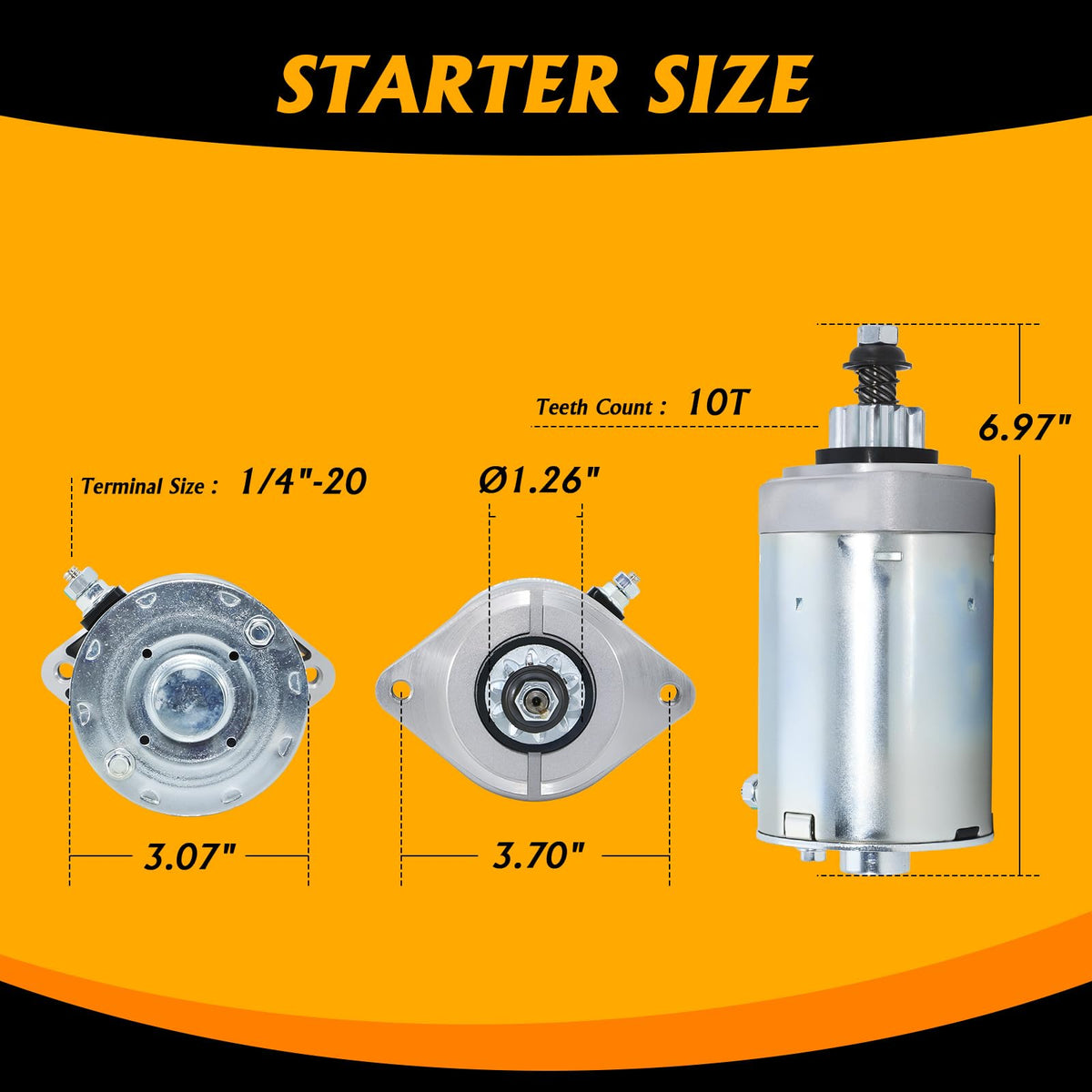 DynaVim Parts starter in reinforced packaging to ensure safe transit