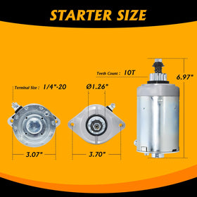 DynaVim Parts starter in reinforced packaging to ensure safe transit