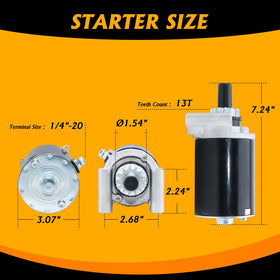 DynaVim Parts starter packaging showing secure packing and clear label