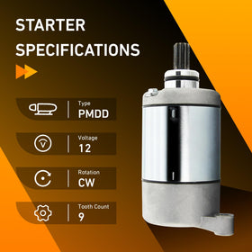 DynaVim Parts starter side detail highlighting sturdy housing for durability